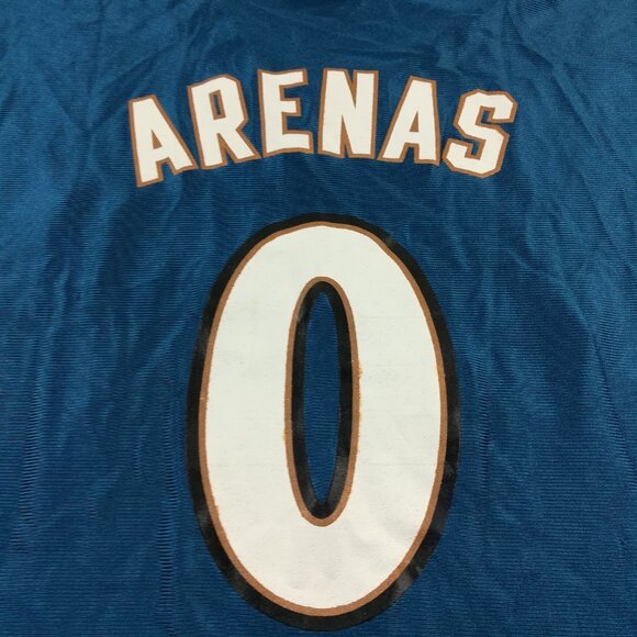 Vintage 2004 Washington Wizards Gilbert Arenas Jersey Reebok Blue Mens Medium - Picture 6 of 9
